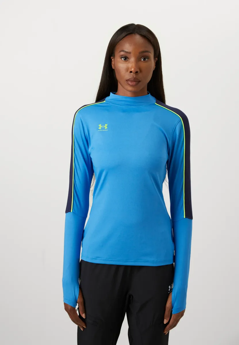 CHALLENGER - Langarmshirt - blue atlantis/high vis yellow