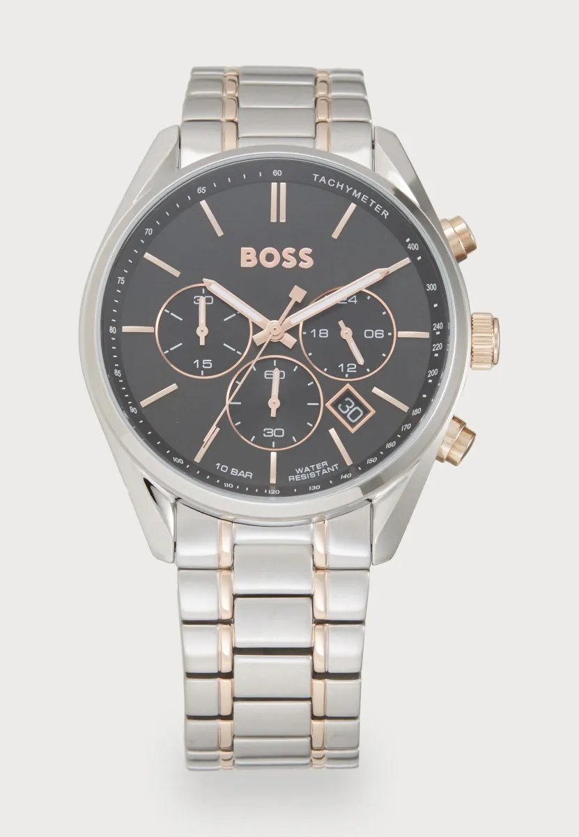 CHAMPION - Chronograph - silver-coloured/black