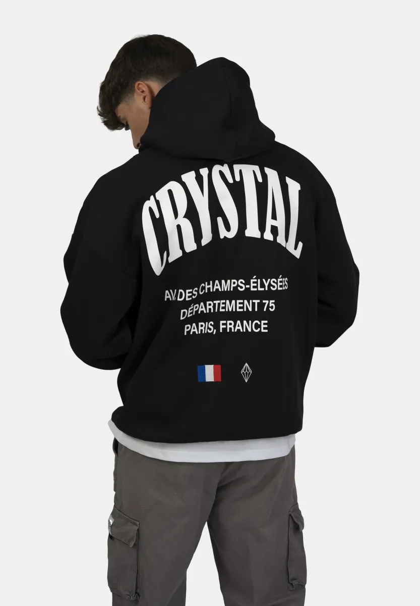 CHAMPS - Kapuzenpullover - black