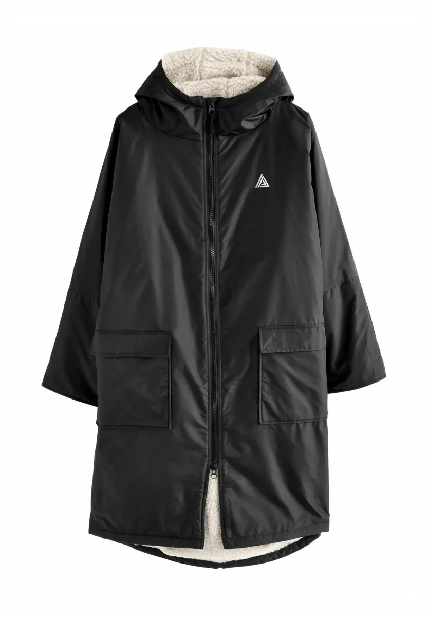 CHANGING ROBE - Wintermantel - black