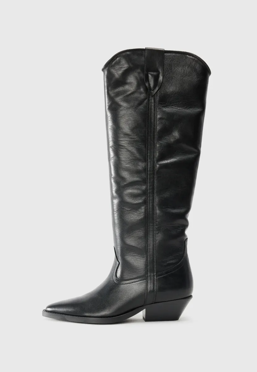 CHANTAL - Cowboy-/Bikerboot - black