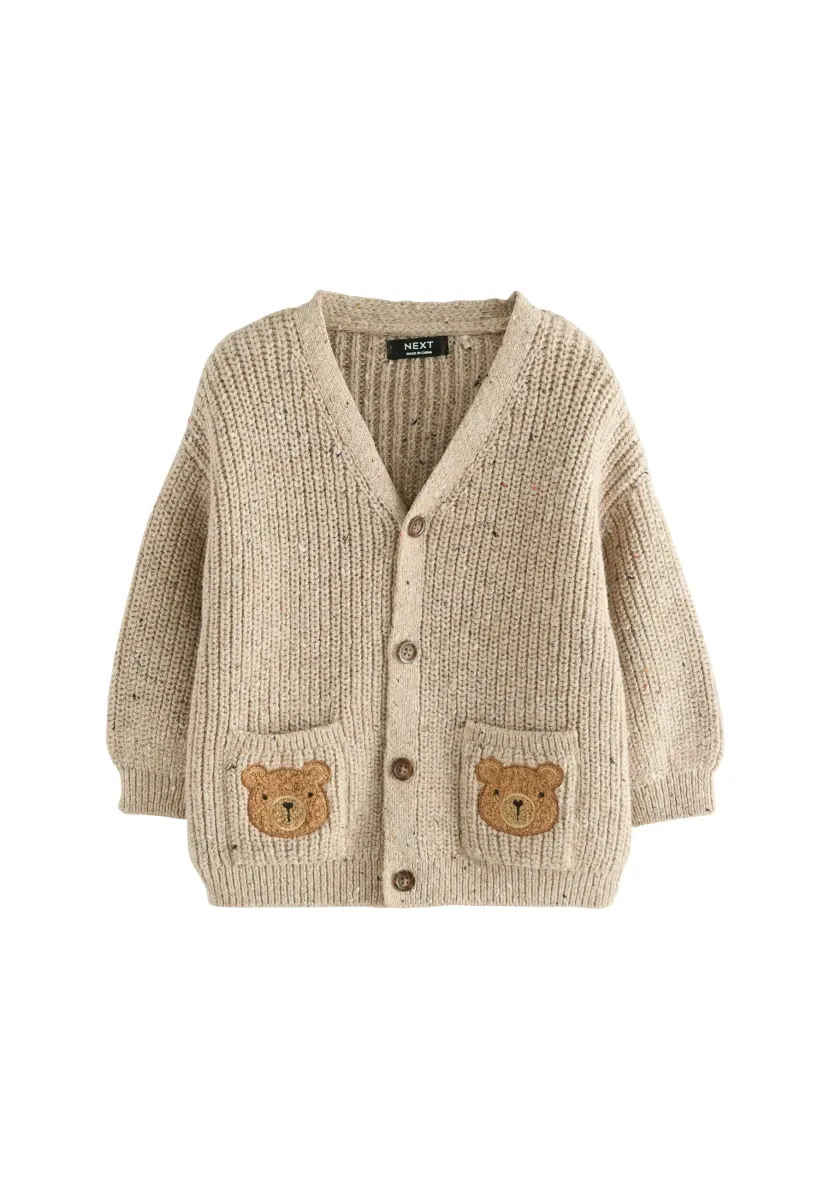 CHARACTER - REGULAR FIT - Strickjacke - neutral bears