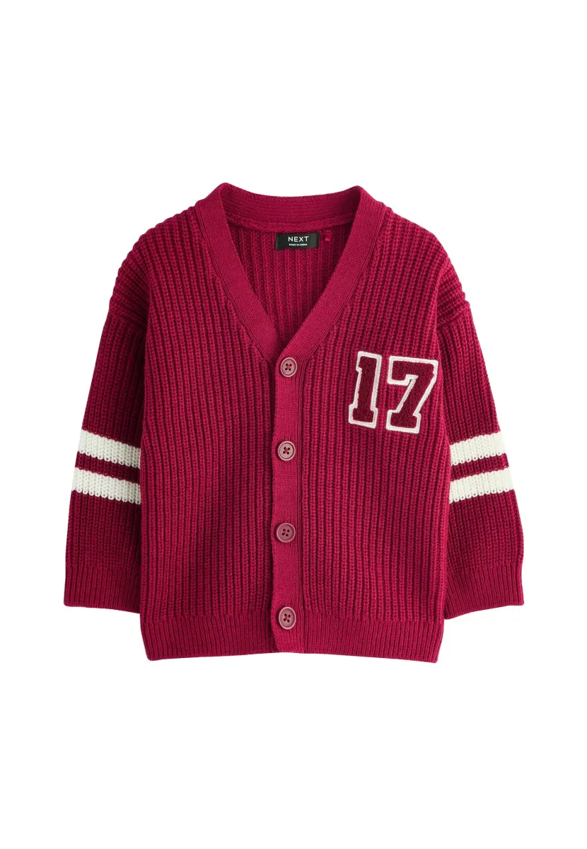 CHARACTER - REGULAR FIT - Strickjacke - red varsity