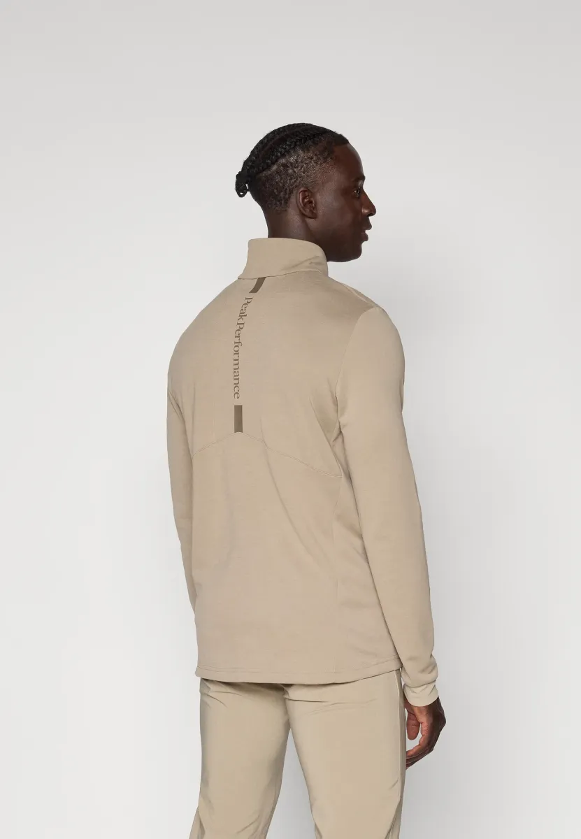 CHASE HALF ZIP - Langarmshirt - avid beige