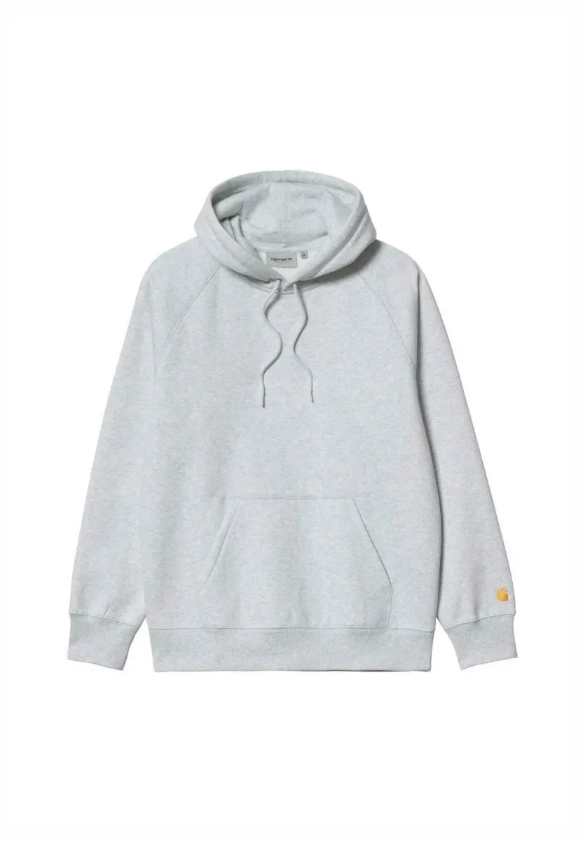 CHASE - Kapuzenpullover - ash heather   gold