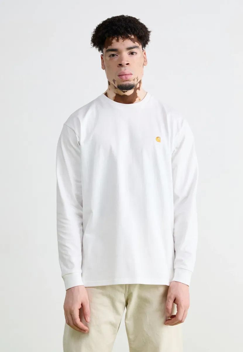 CHASE - Langarmshirt - white/gold-coloured