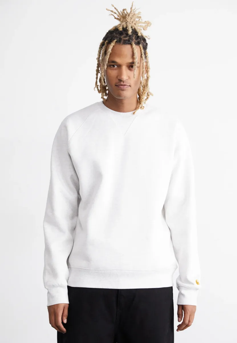 CHASE - Sweatshirt - ash heather/gold