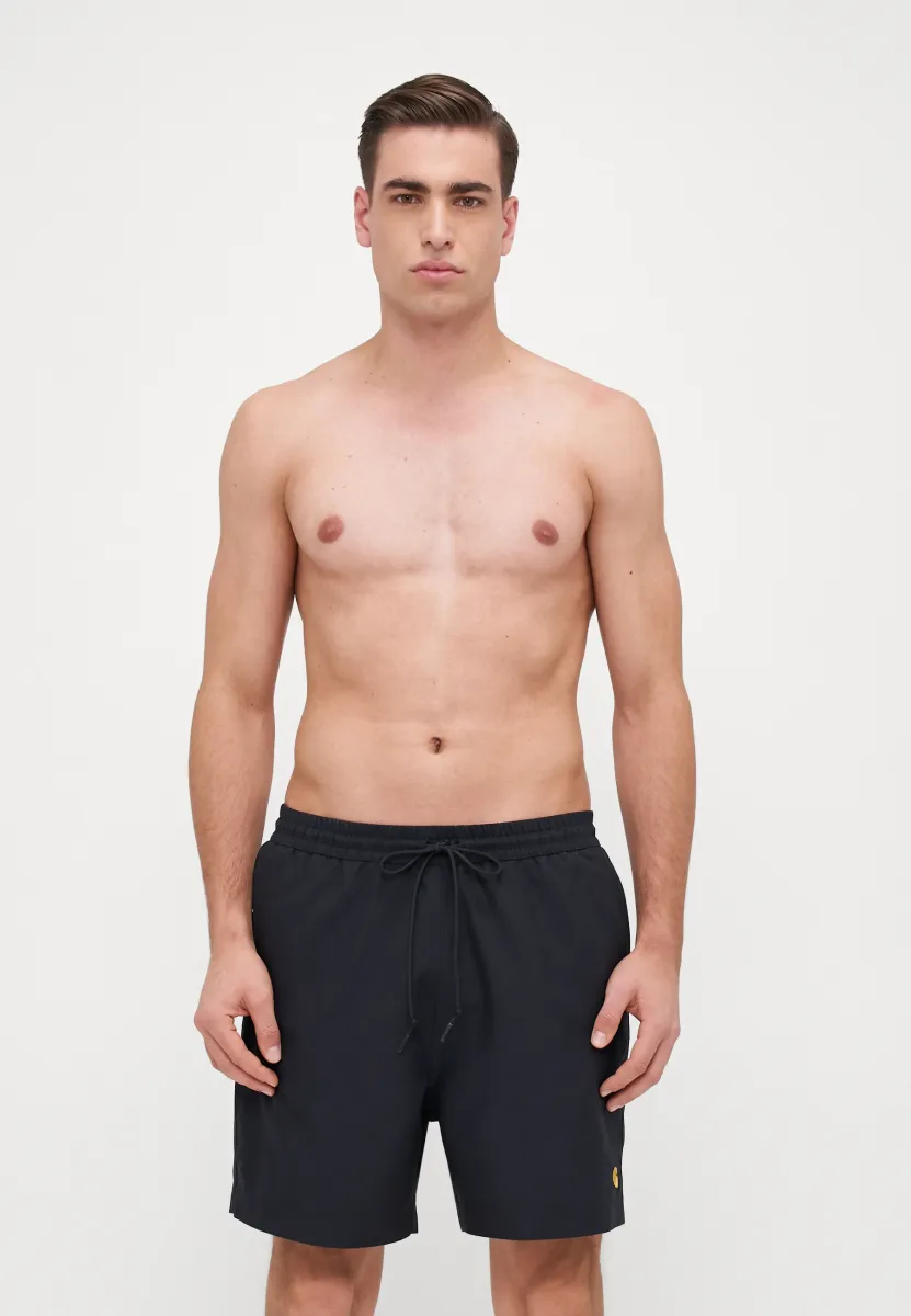 CHASE SWIM TRUNKS - Badeshorts - black/gold