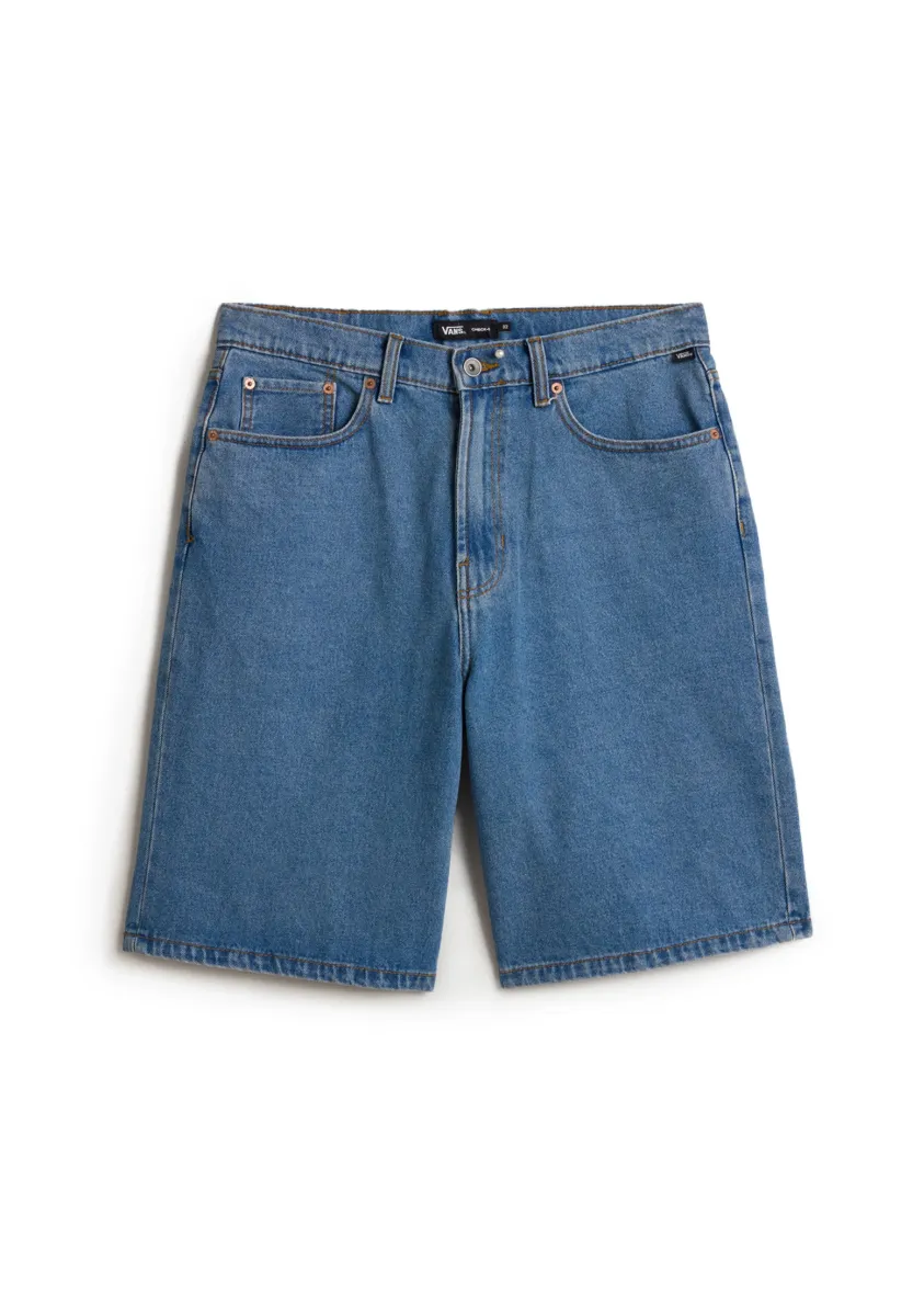 CHECK-5  - Jeans Shorts - stonewash blue