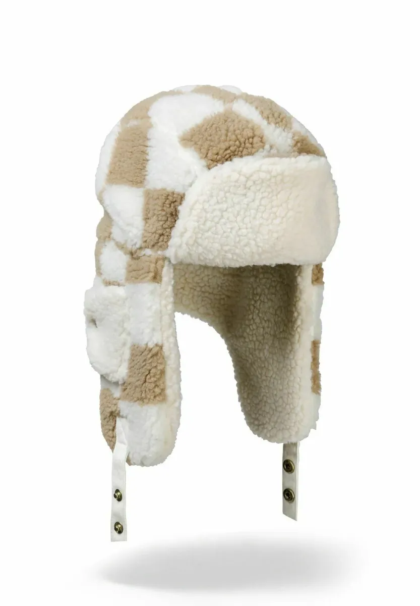 CHECK BORG TRAPPER  - Mütze - stone