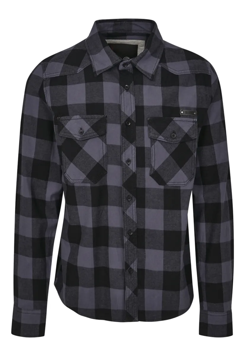 CHECK - Hemd - black charcoal