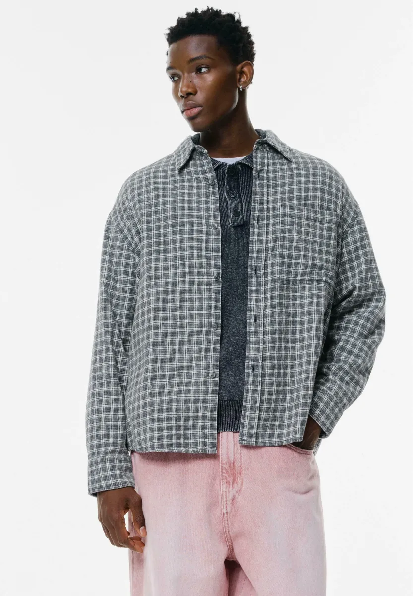 CHECK - Hemd - blue-grey