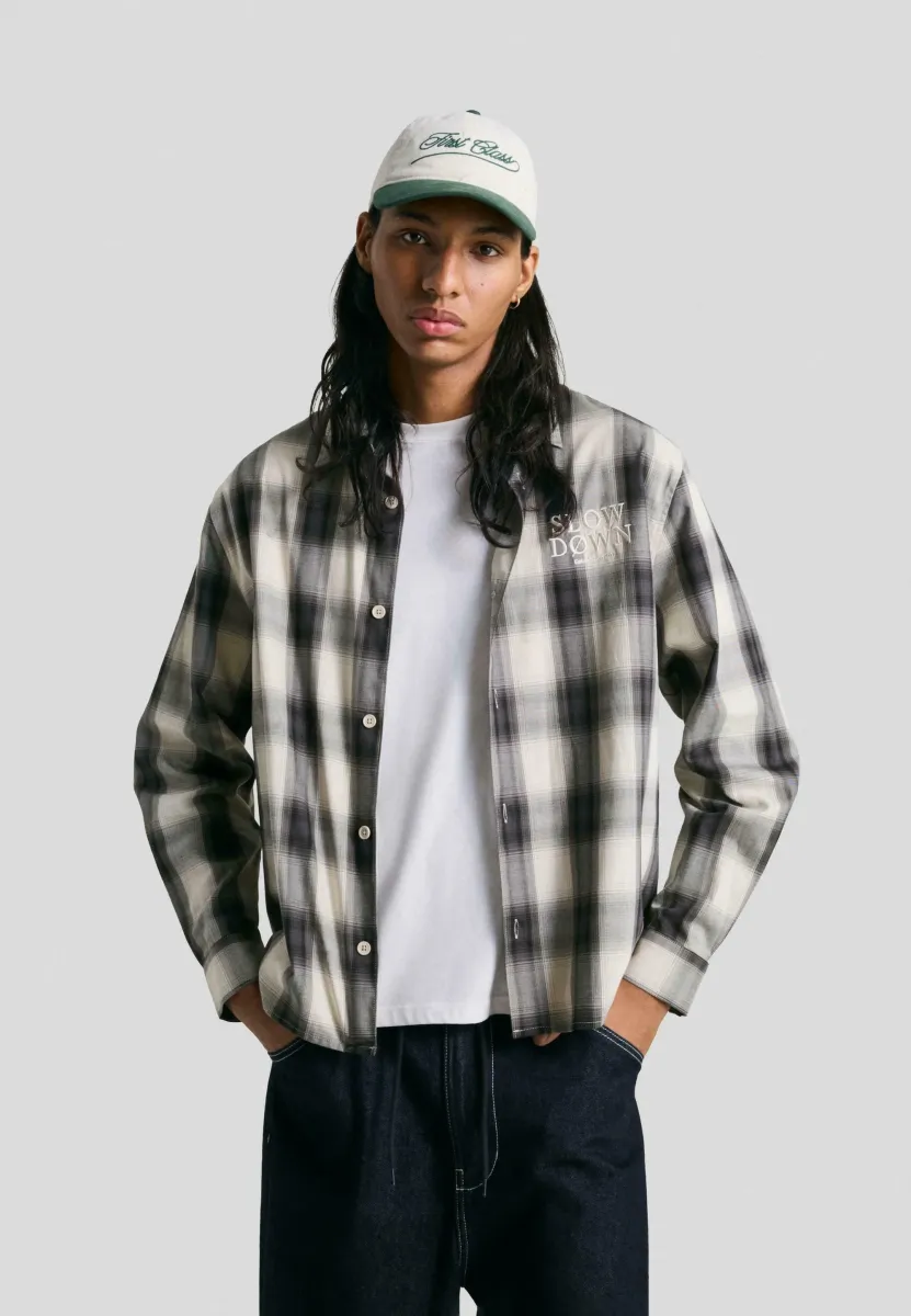 CHECK - Hemd - grey