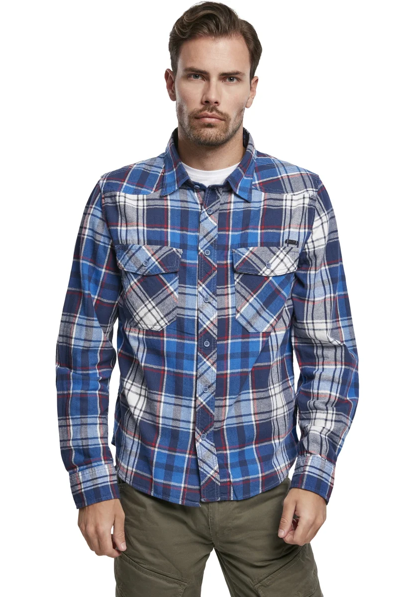 CHECK - Hemd - navy