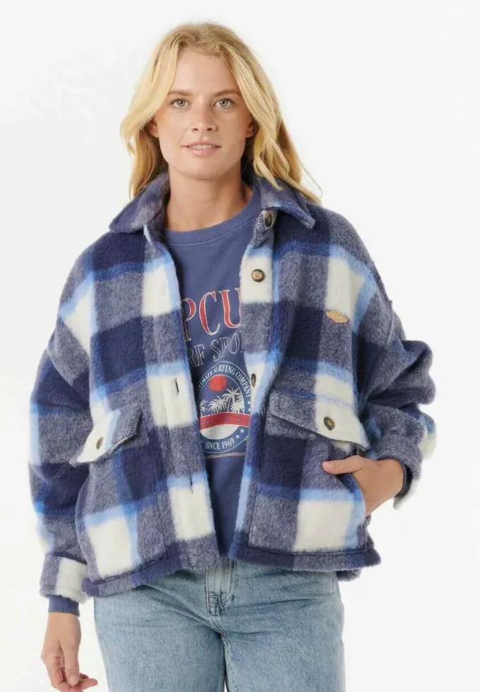 CHECK - Leichte Jacke - blue