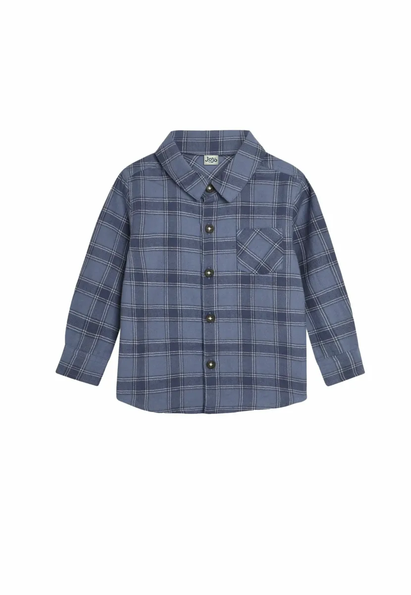 CHECK REGULAR FIT - Hemd - blue