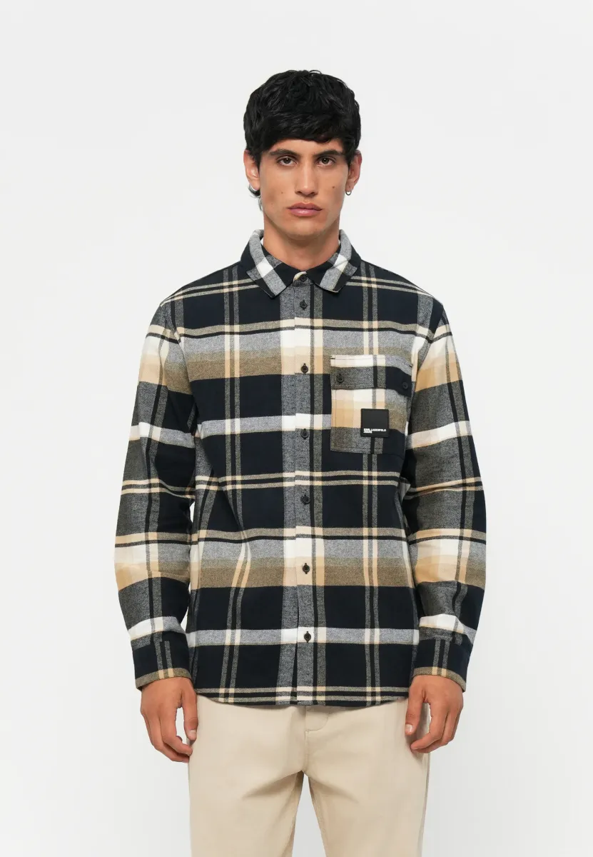 CHECK SHIRT - Hemd - chipmunk