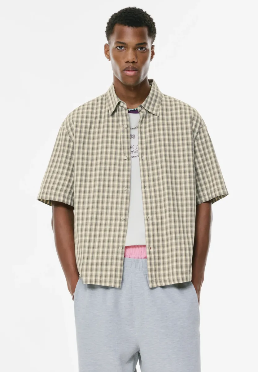 CHECK SHORT SLEEVE  - Hemd - brown