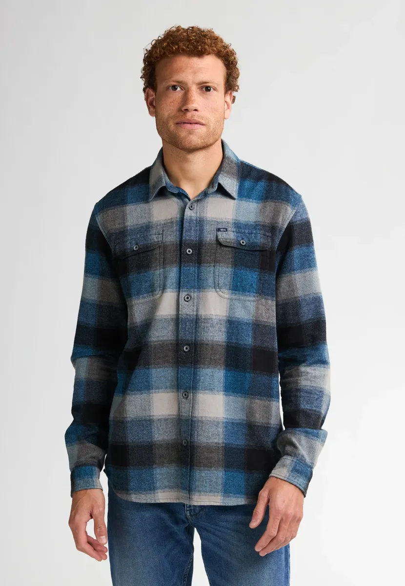 CHECKED  CASPER - Hemd - indie blue