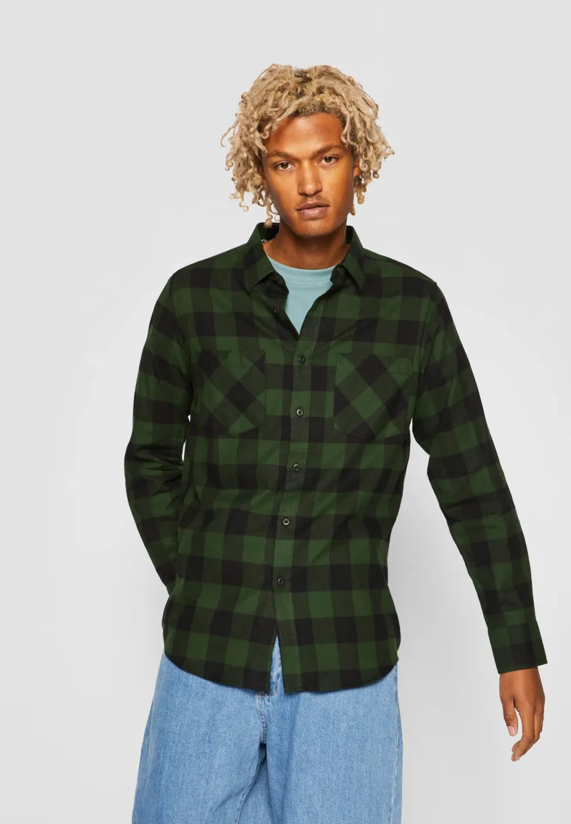 CHECKED - Hemd - black/forest