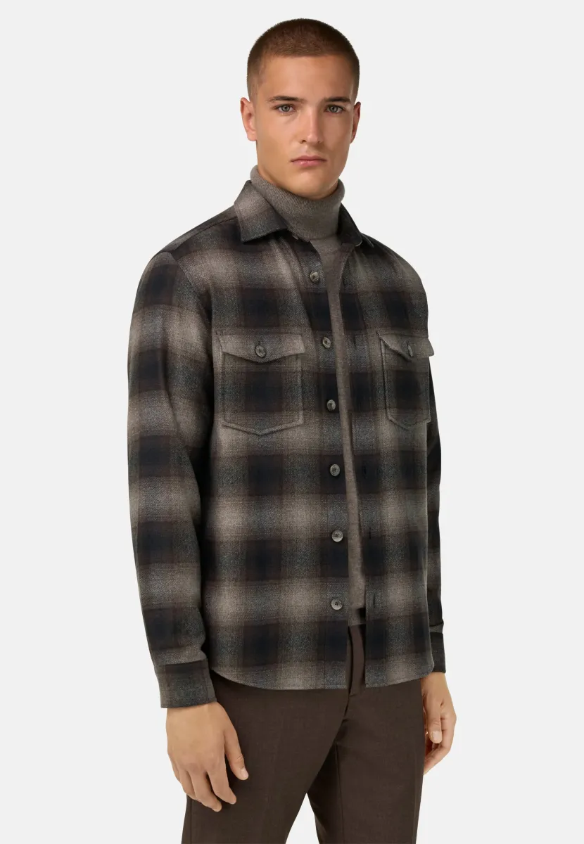 CHECKED  - Hemd - brown