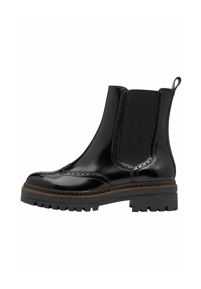 CHELSEA - Plateaustiefelette - black