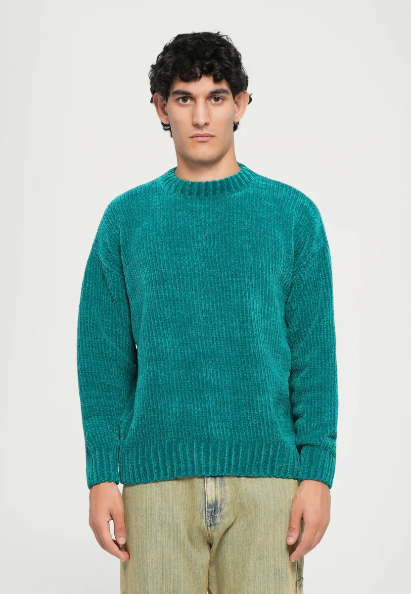 CHENILLE CREWNECK SWEATER UNISEX - Strickpullover - green