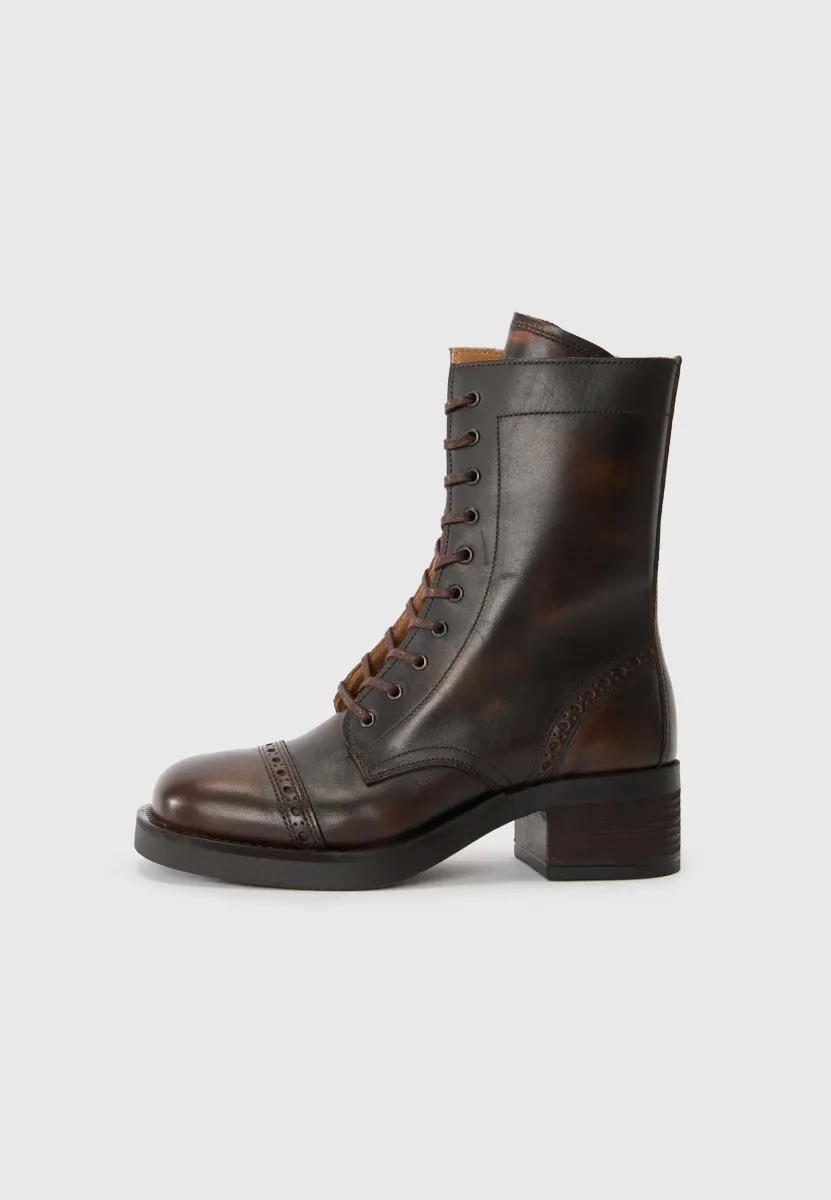 CHERI - Stiefelette - brown matte