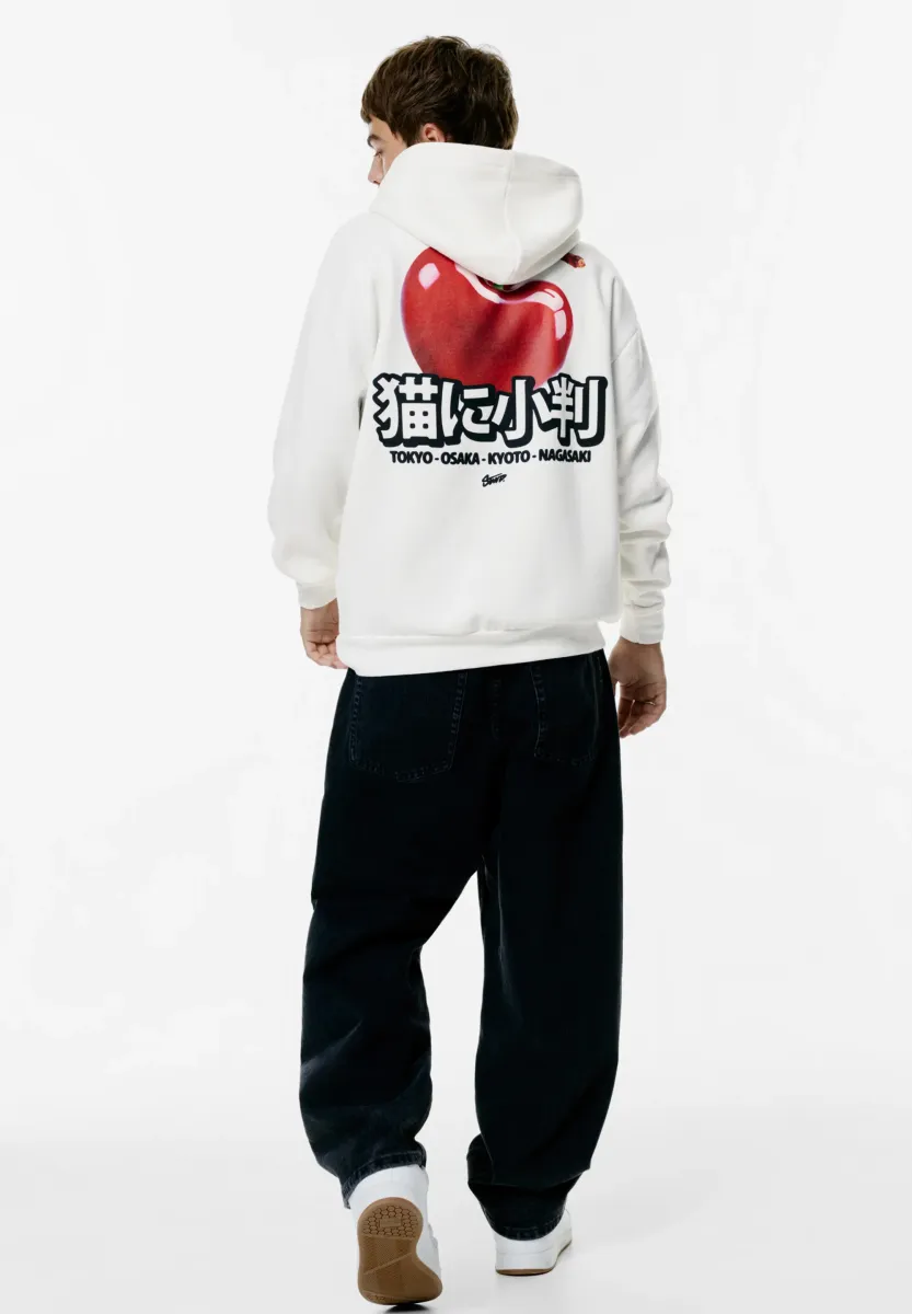 CHERRY - Sweatshirt - white
