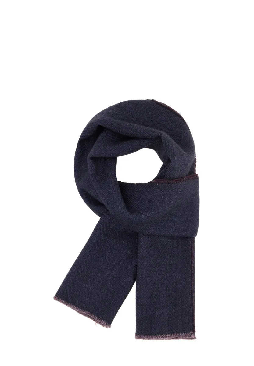 CHEVRONNE DOUBLE - Schal - navy blue