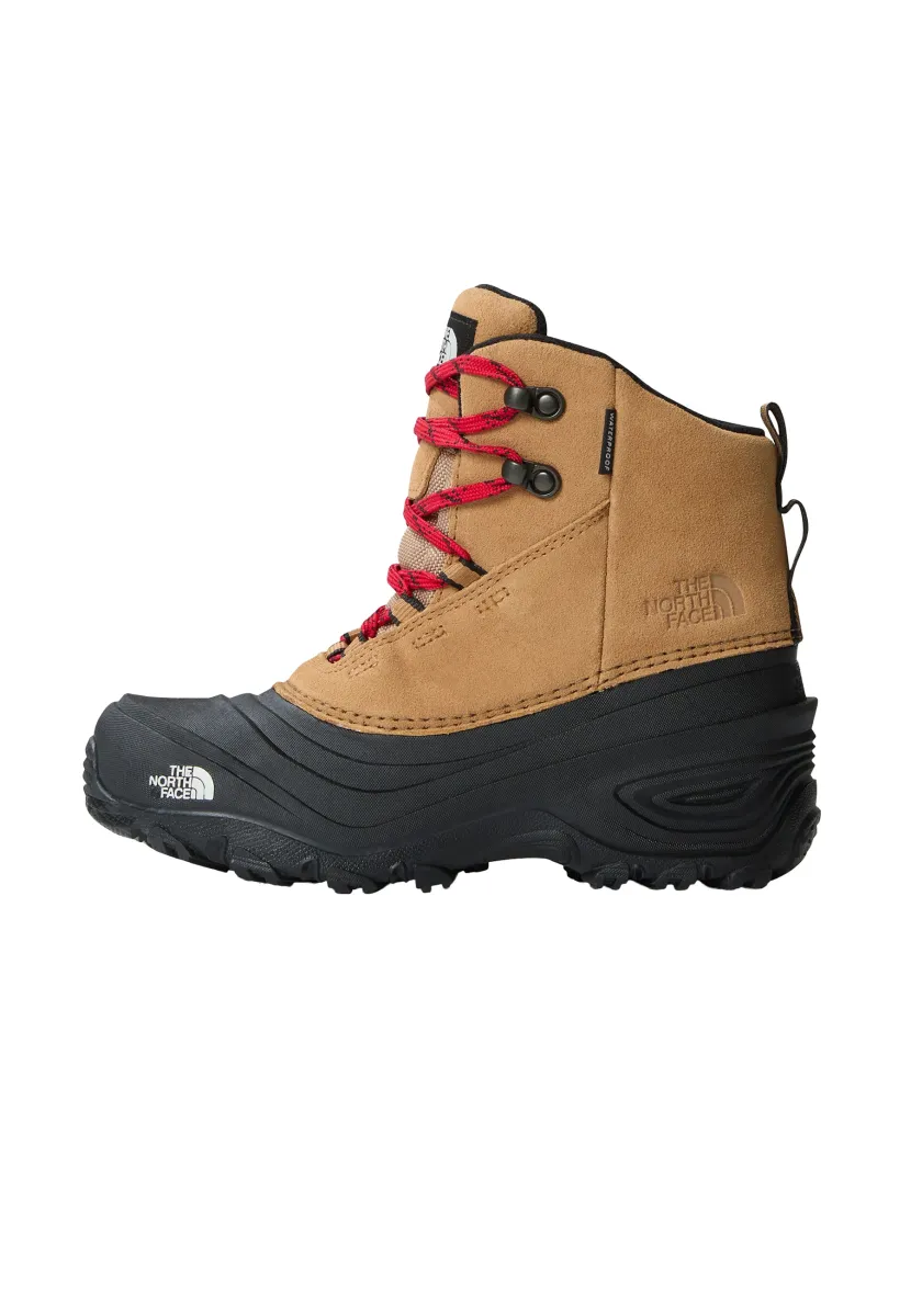 CHILKAT V LACE WP - Alpin-/Bergstiefel - almond butter tnf black