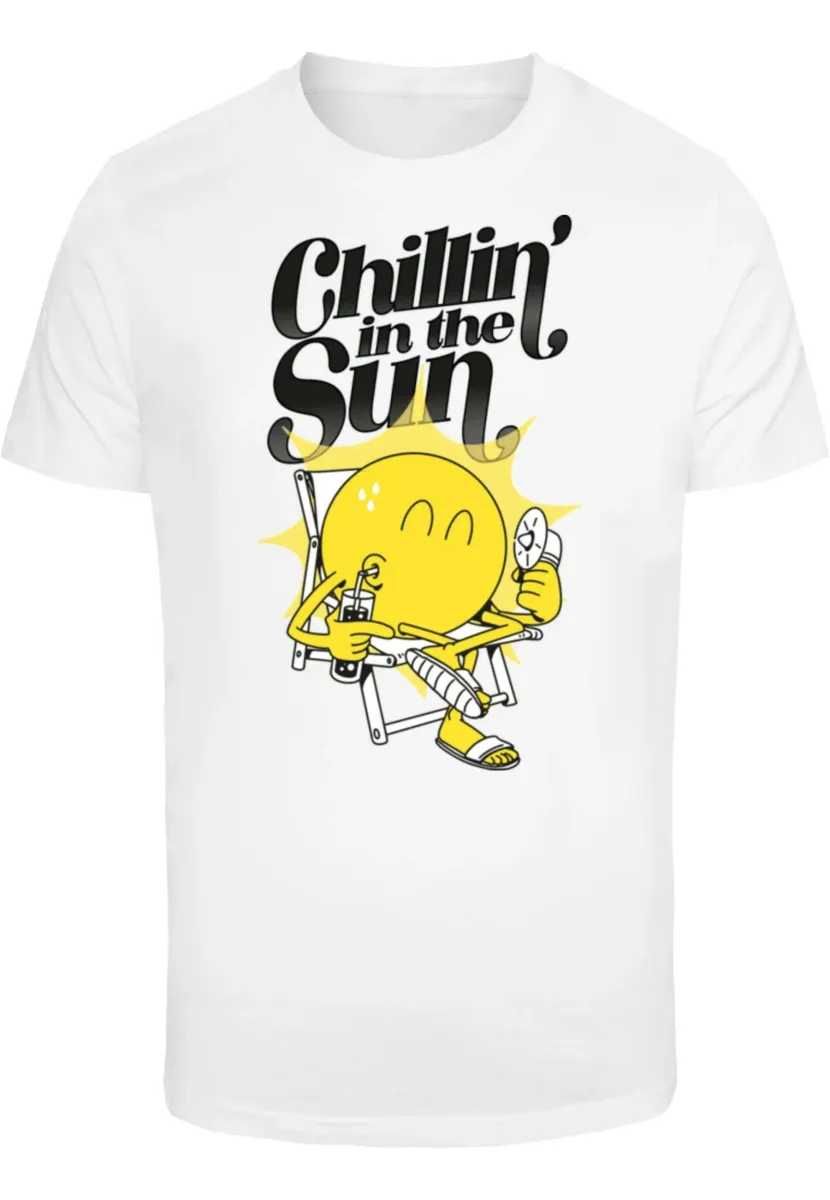 CHILLIN' THE SUN - T-Shirt print - white