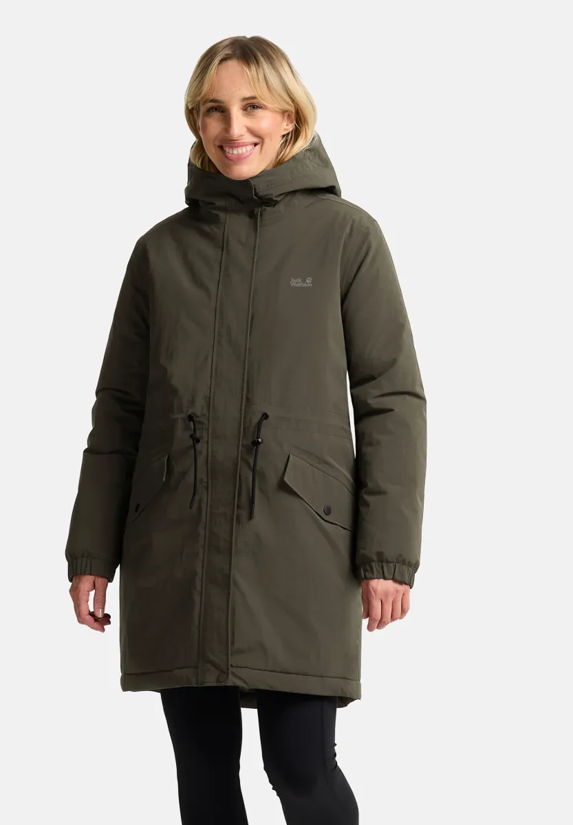 CHILLY FROST - Parka - obsidian moss
