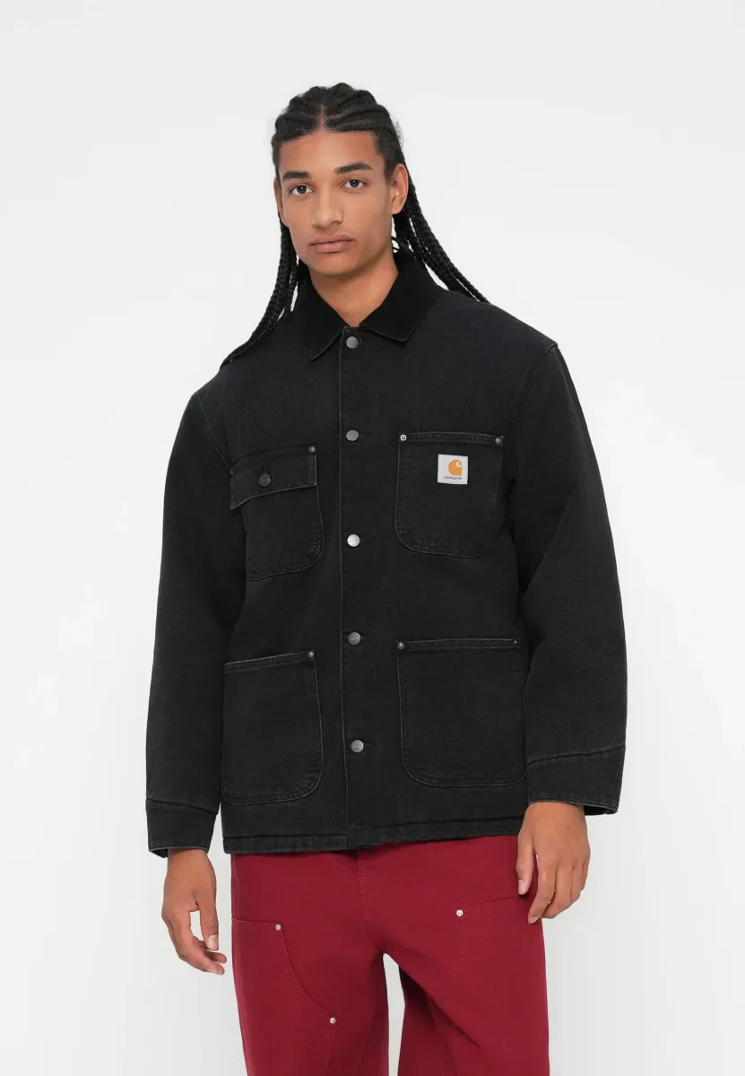 CHORE - Jeansjacke - black
