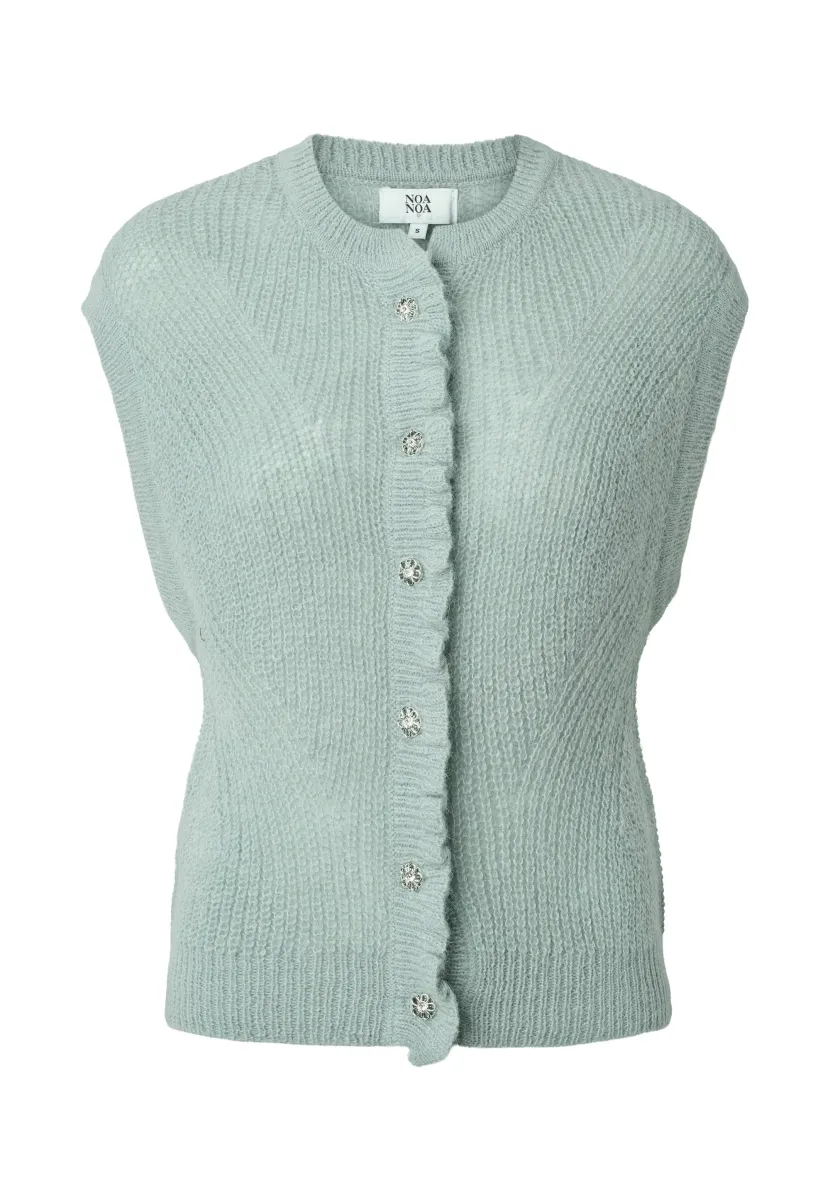 CHRISTELNN SLIPOVER - Strickjacke - silver blue