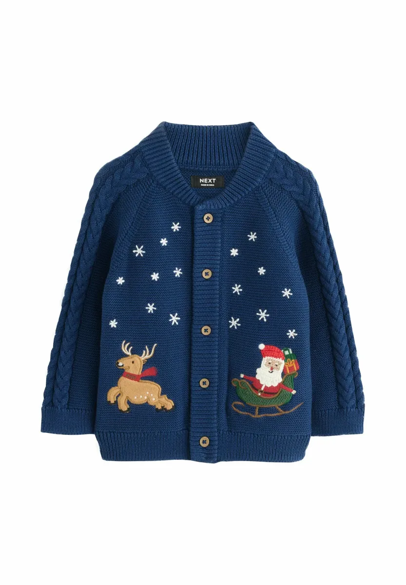 CHRISTMAS - Strickjacke - navy blue