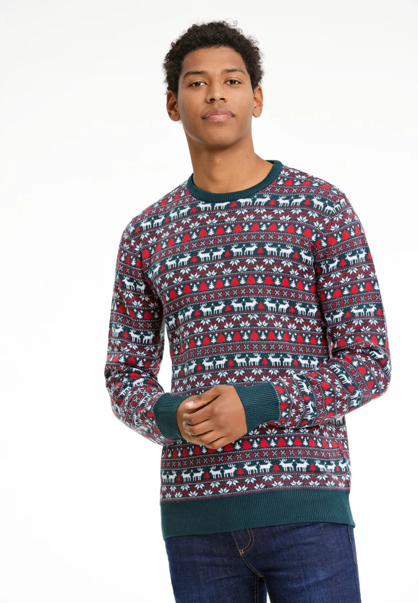CHRISTMAS - Strickpullover - dark green