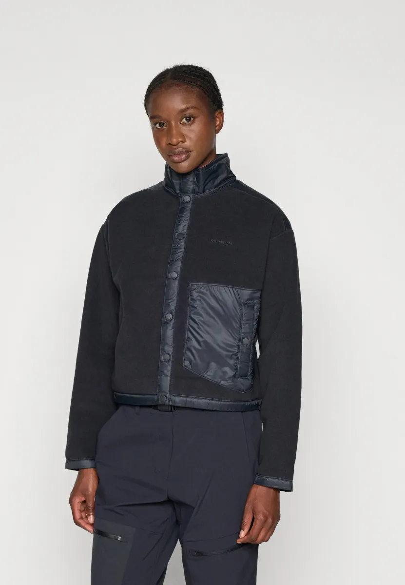 CHROMA - Fleecejacke - deep black