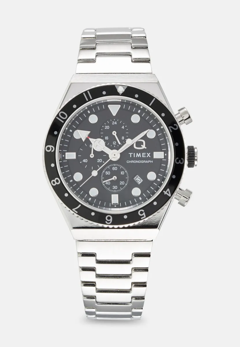 CHRONOGRAPH - Chronograph - silver-coloured/black