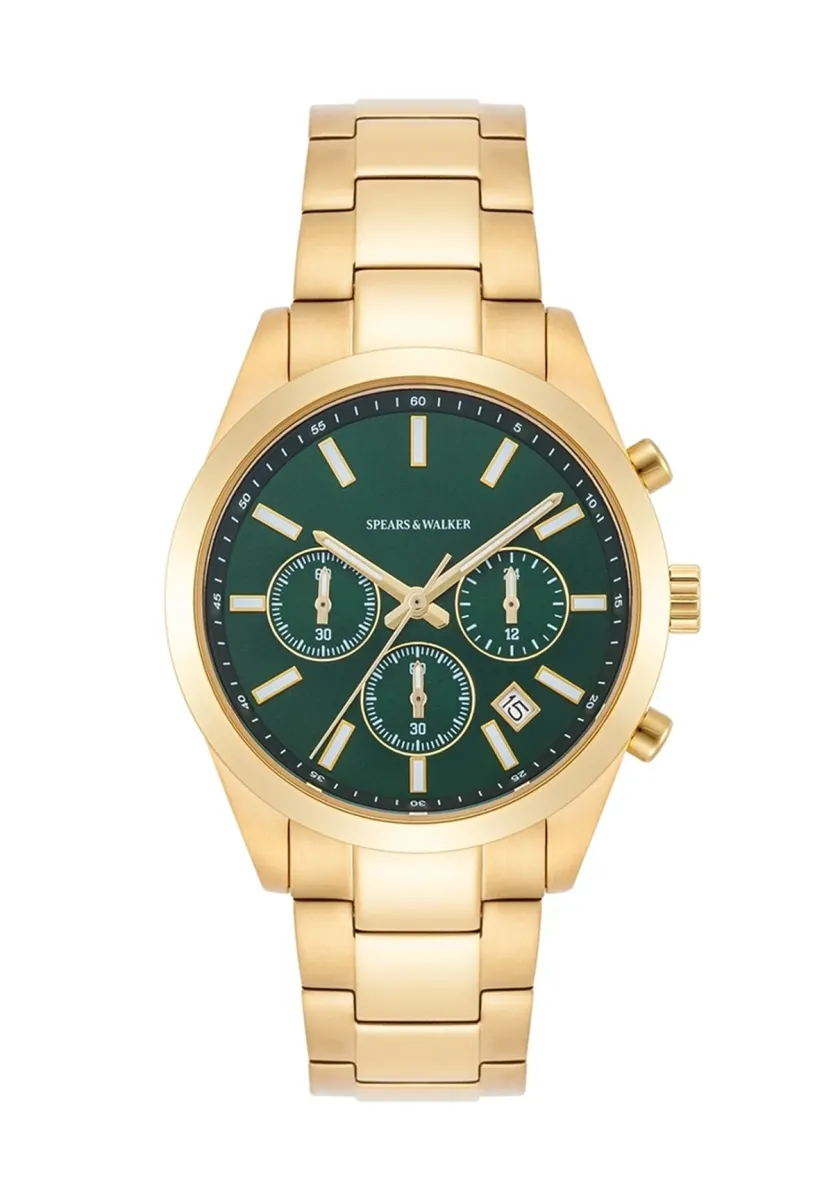 Chronograph - gelbgold - coloured