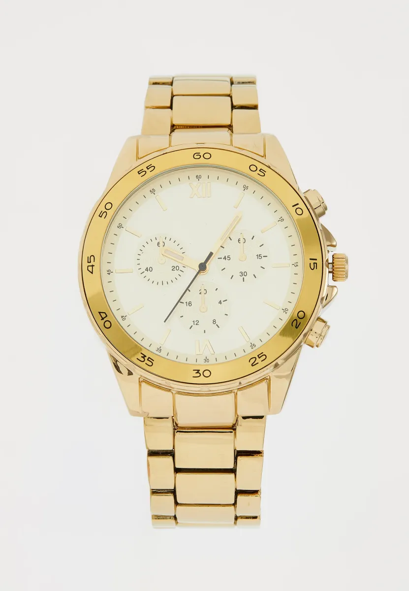 Chronograph - gold-coloured