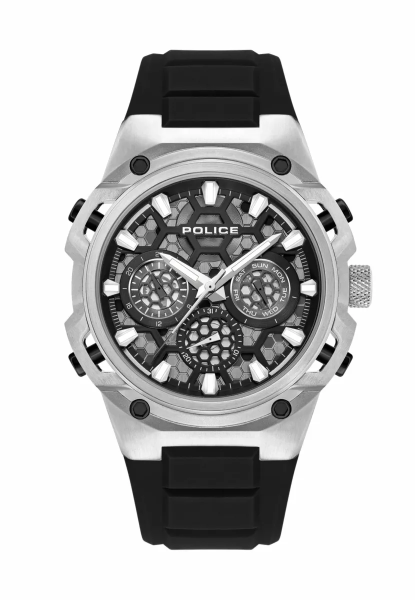 Chronograph - schwarz silber