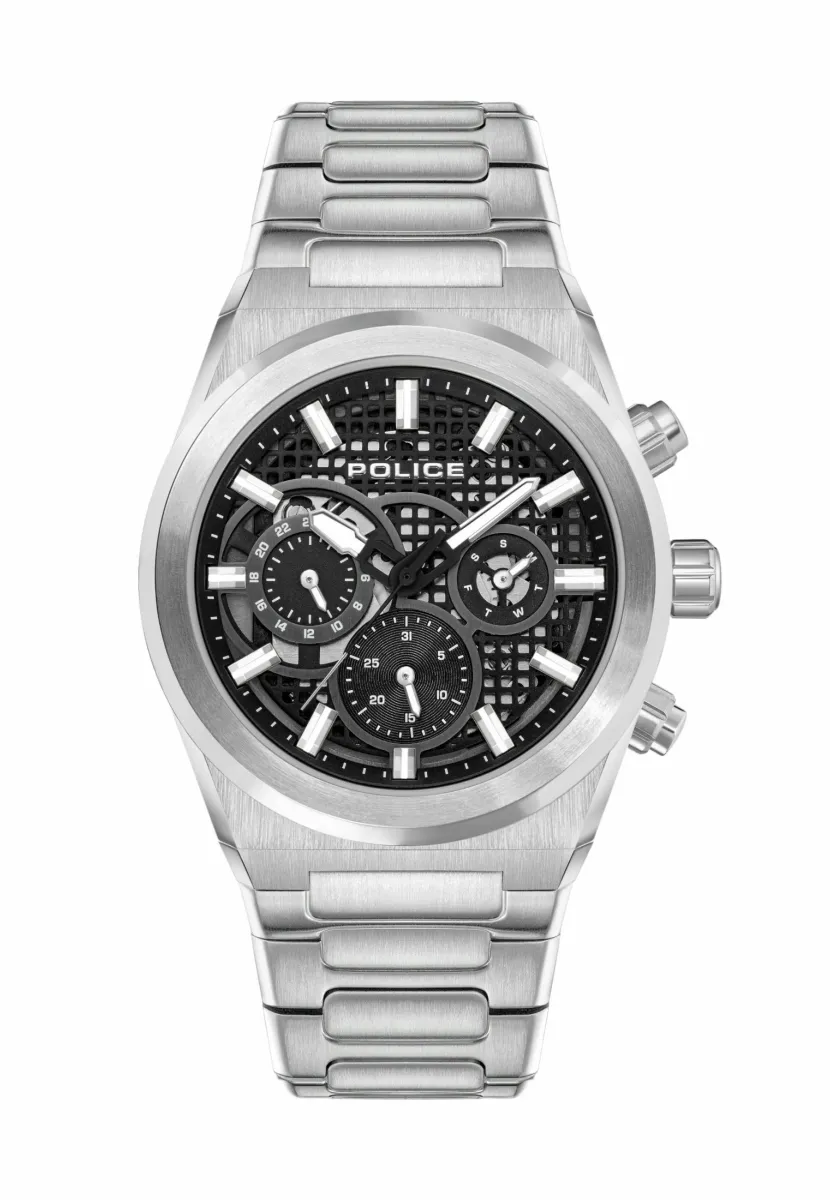 Chronograph - silber schwarz