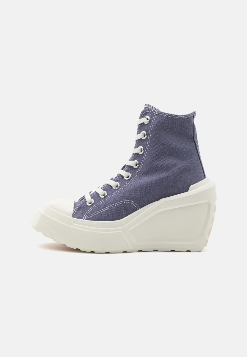 CHUCK 70 DE LUXE WEDGE PLATFORM - Ankle Boot - lavender ash/egret/black