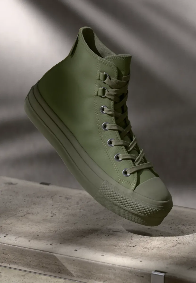 CHUCK TAYLOR ALL STAR LIFT PLATFORM - Sneaker high - utility/silver