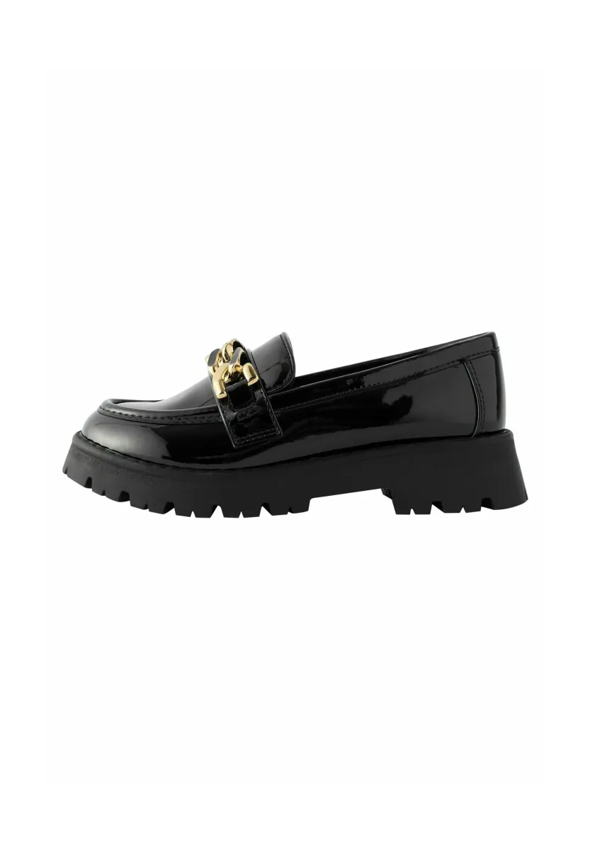 CHUNKY CHAIN SCHOOL - REGULAR FIT - Slipper - black patent