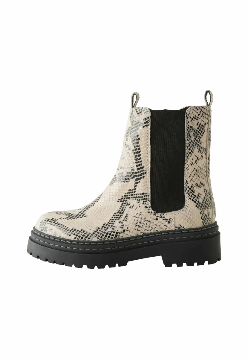 CHUNKY CHELSEA  - REGULAR FIT - Stiefelette - neutral snake printed