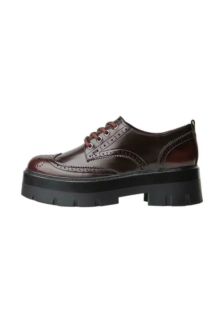 CHUNKY - DERBY - Schnürer - dark brown