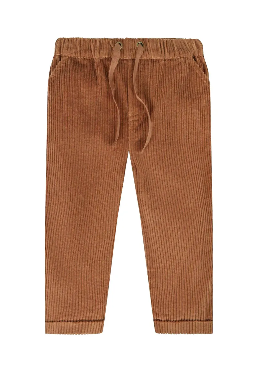 CHUNKY PULL-ON - Stoffhose - toffee