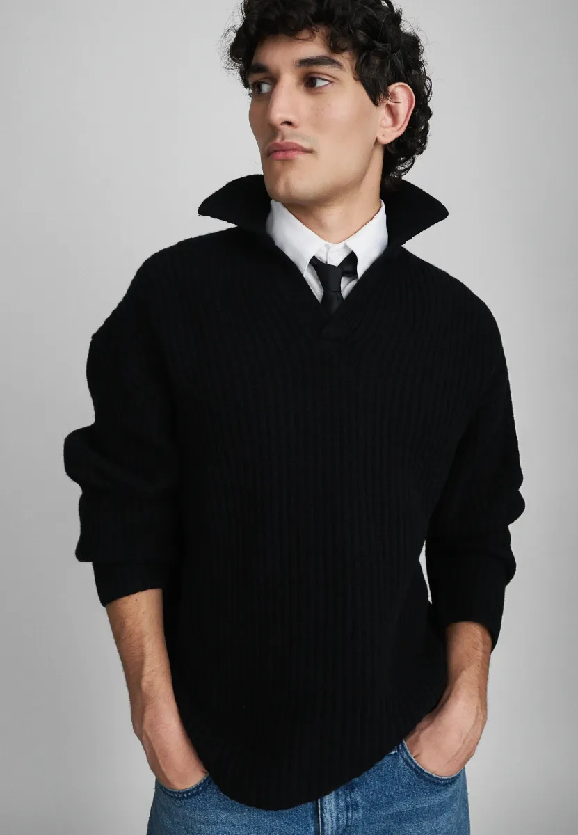 CHUNKY  - Strickpullover - black